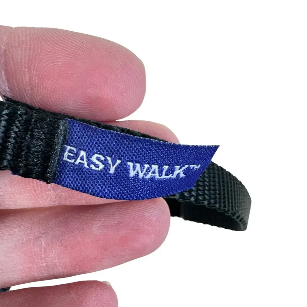 Premier Easy Walk Premier Black Gray‎ Silver Adjustable Dog Harness Size Small